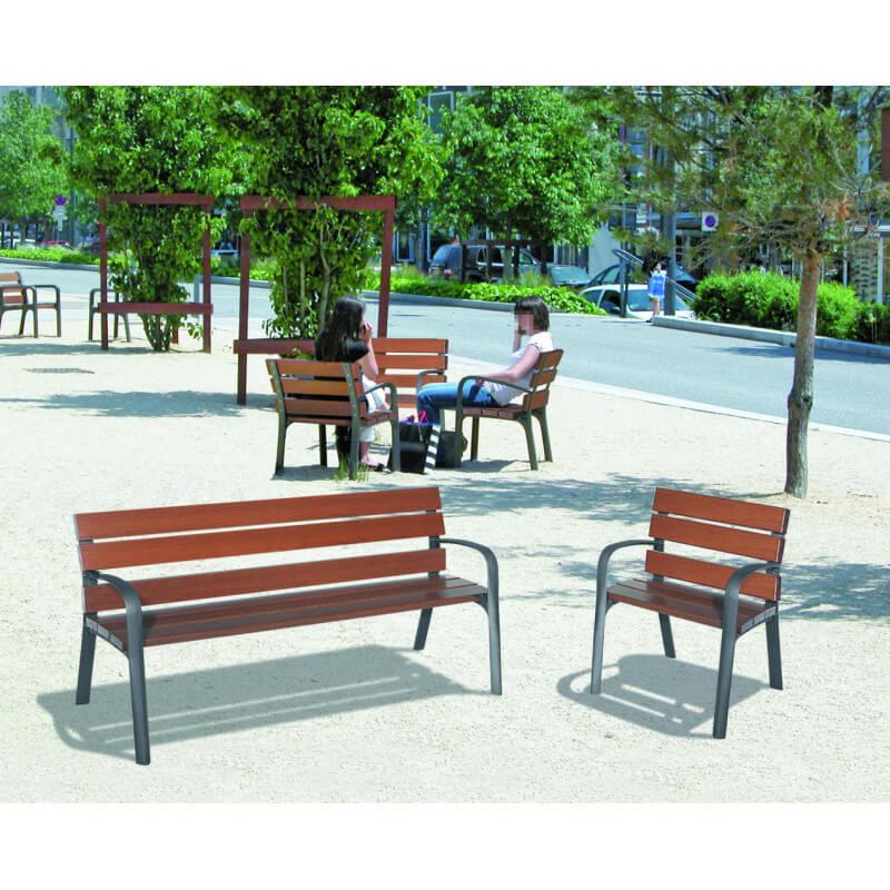 banc et fauteuil de ville MIRFAK direct urbain